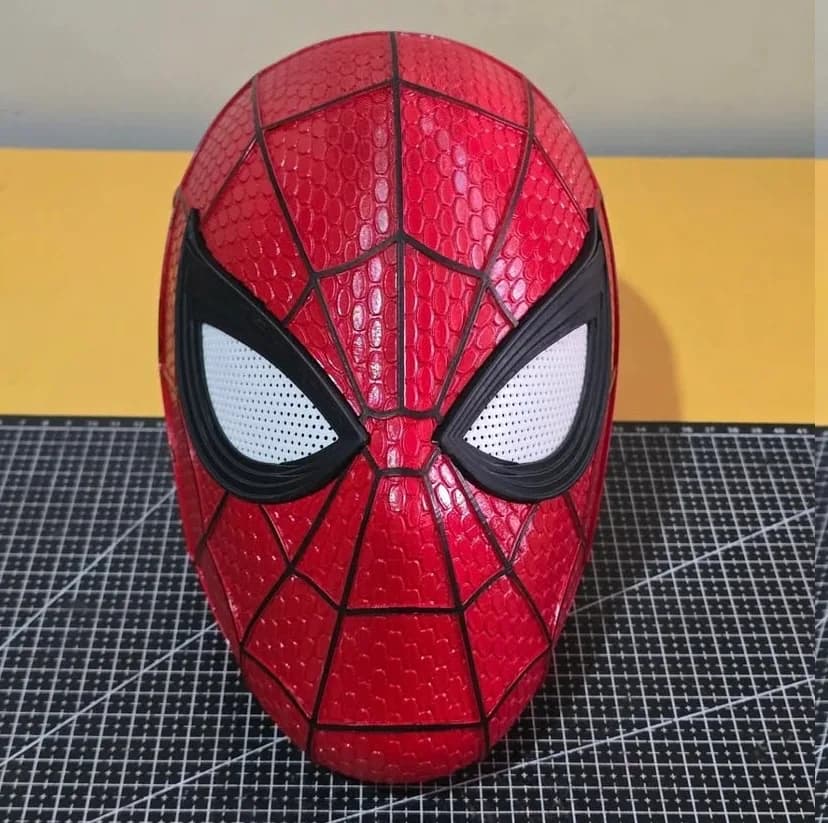 Spider-Man – Klasik Kırmızı Örümcek Maskesi 3D baskı koleksiyon maskesi