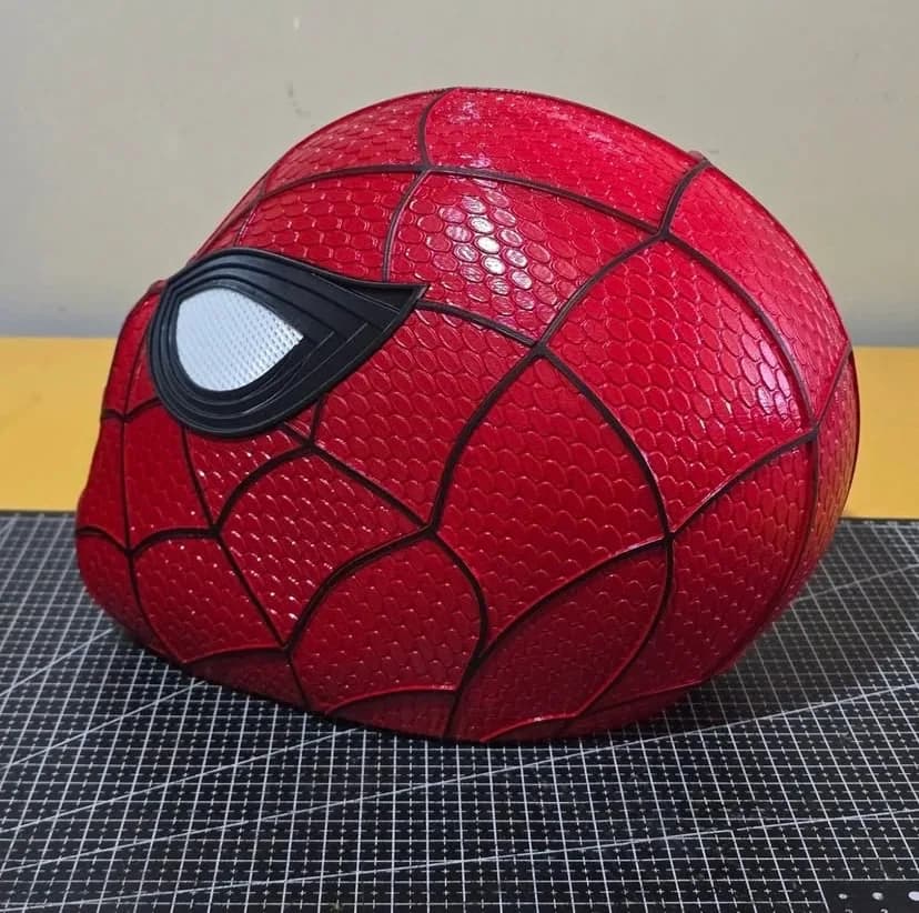 Spider-Man – Klasik Kırmızı Örümcek Maskesi 3D baskı koleksiyon maskesi