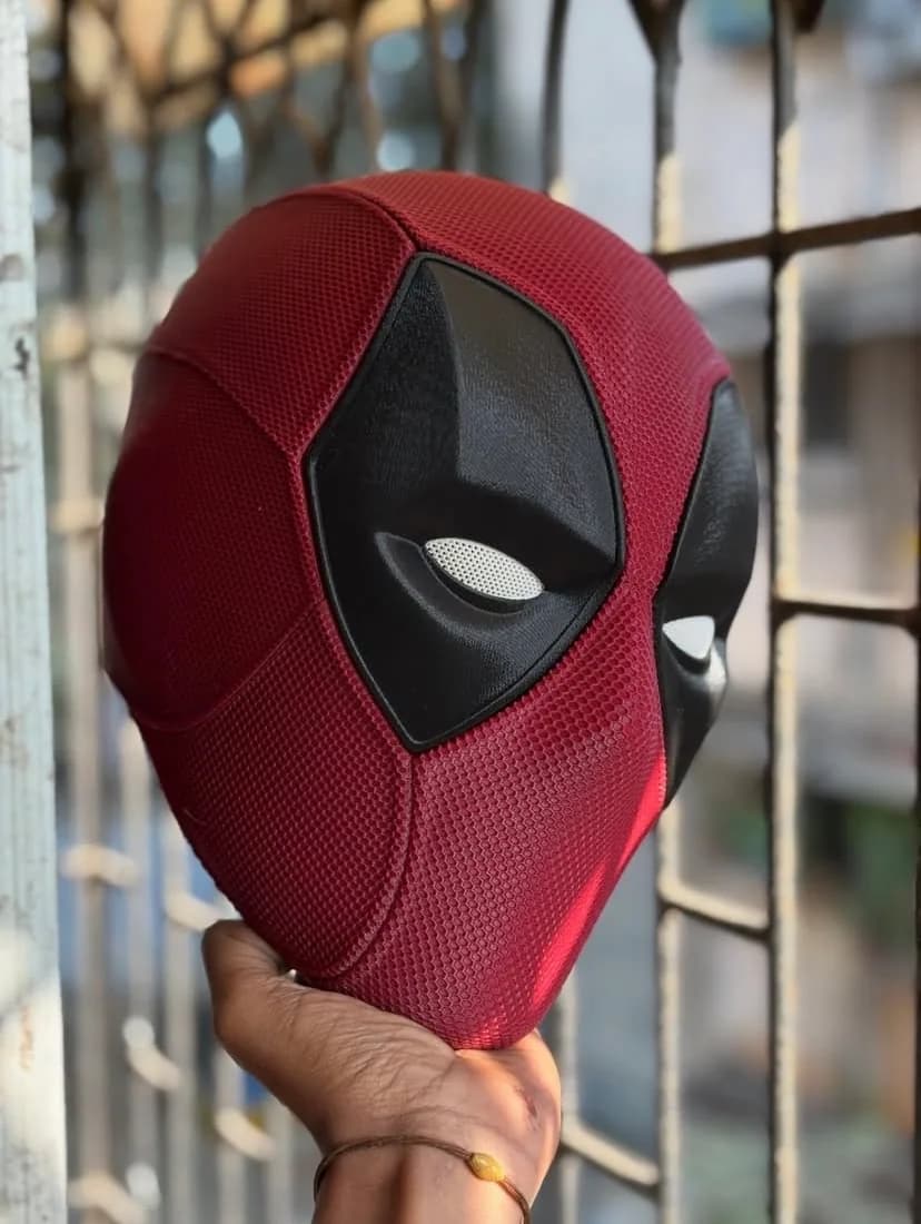 Deadpool – Kırmızı & Siyah Koleksiyonluk Maske 3D baskı koleksiyon maskesi