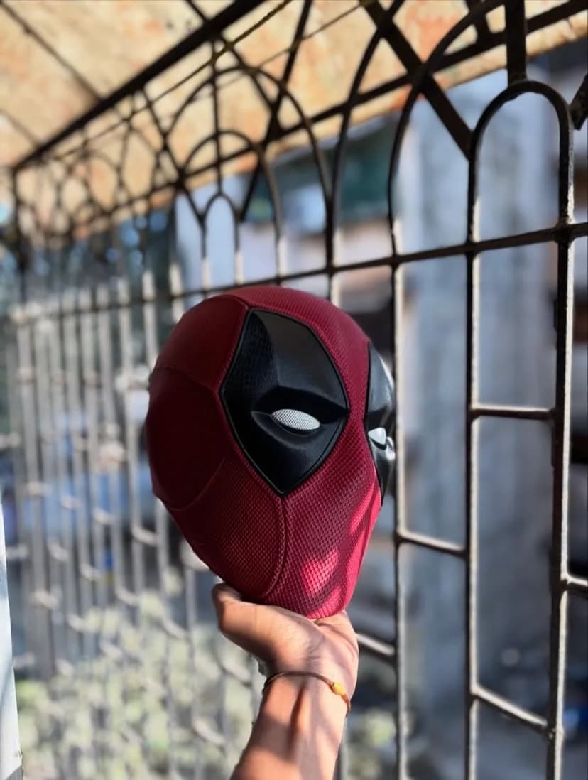 Deadpool – Kırmızı & Siyah Koleksiyonluk Maske 3D baskı koleksiyon maskesi