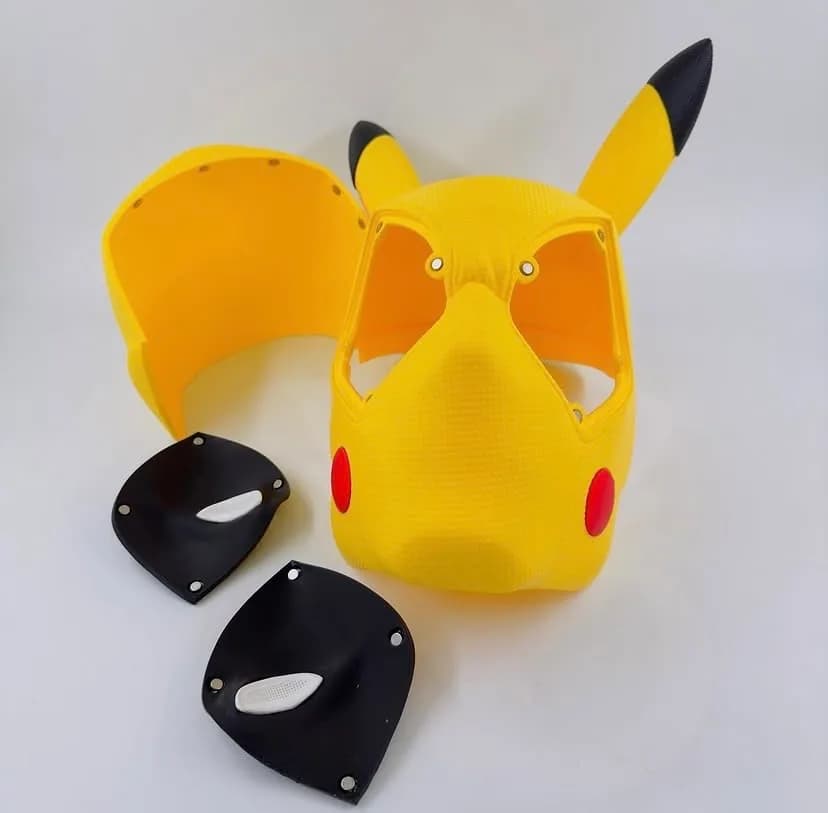 Pikapool – Pikachu & Deadpool Hibrit Koleksiyon Maskesi 3D baskı koleksiyon maskesi